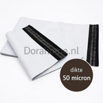 Plastic verzendzak 50 micron (S/M/L) Dorahome