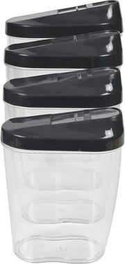 4-Piece Storage Jars - BPA-Free